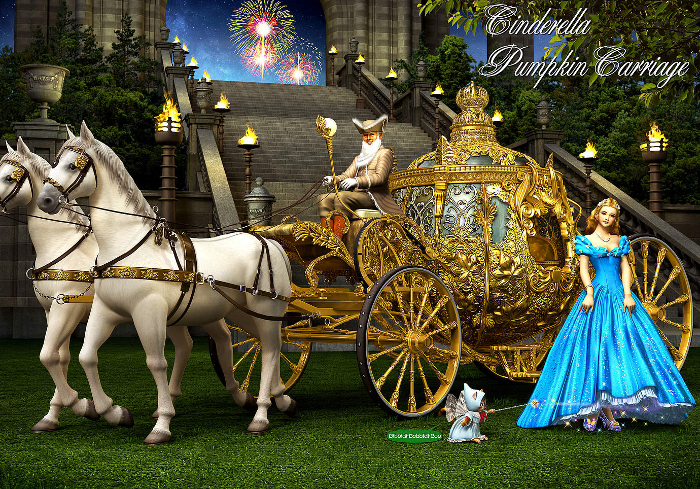 シンデレラのカボチャの馬車 画像投稿機 Shade3D フォーラム